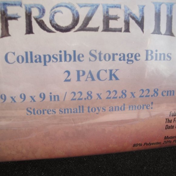 Collapsible Storage Bins--Frozen Theme---2 pack - Picture 2 of 4